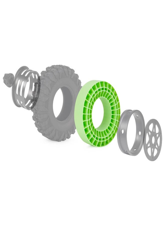 G.T.R RC Silicone Rubber Insert Foam for 132-134mm (5.25" OD) 2.2" Tires (Green 4pcs) - Image 4